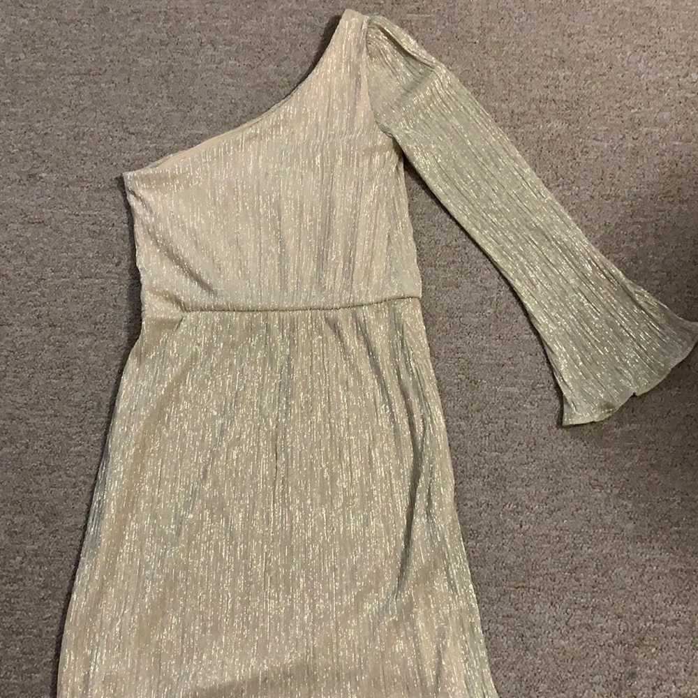 Bisou Bisou one shoulder cocktail dress